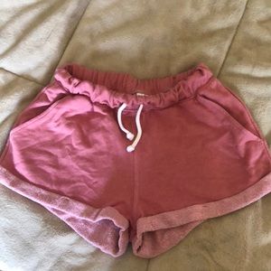 Dark pink shorts